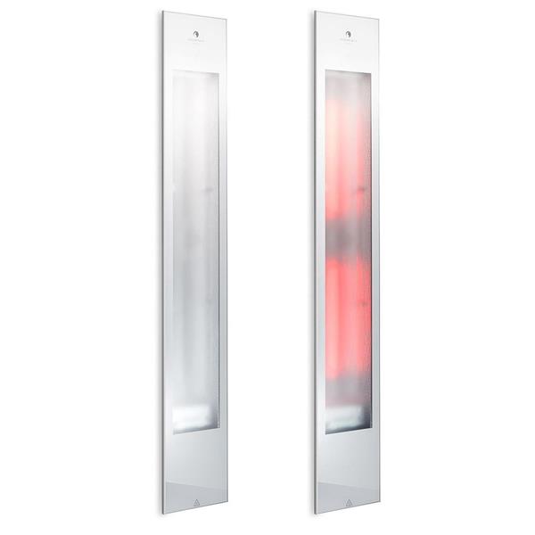 Grote foto sunshower square pure xl 2.0 white inbouw infrarood beauty en gezondheid zonnebanken