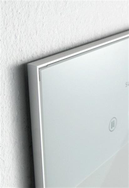 Grote foto sunshower square solo white opbouw infrarood beauty en gezondheid zonnebanken