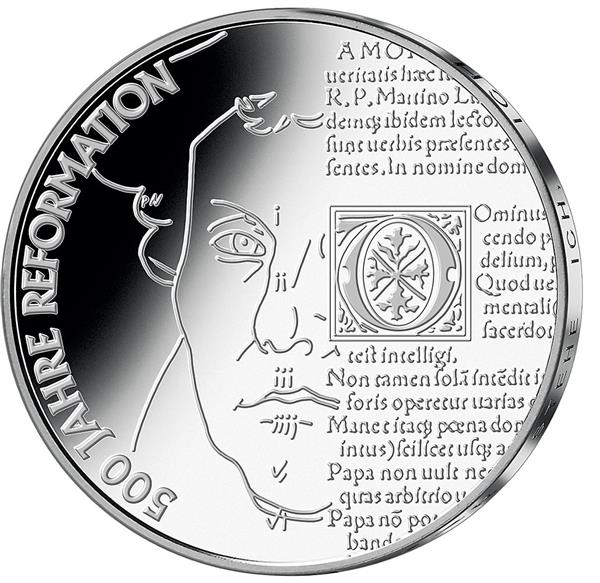 Grote foto duitsland 20 euro 2017 reformatie luther verzamelen munten overige