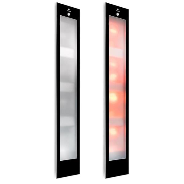 Grote foto sunshower square deluxe black inbouw infrarood en uv beauty en gezondheid zonnebanken