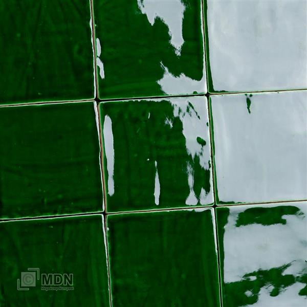 Grote foto oud hollandse handvorm wandtegels kopergroen hoogglans 13x13 cm 0 5m doe het zelf en verbouw tegels