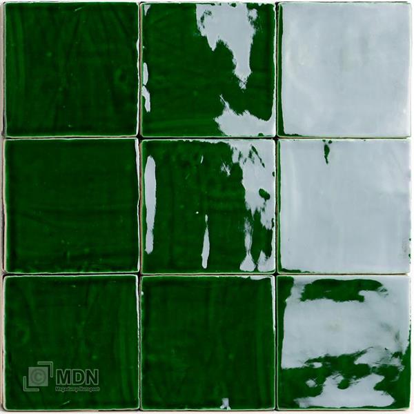Grote foto oud hollandse handvorm wandtegels kopergroen hoogglans 13x13 cm 0 5m doe het zelf en verbouw tegels