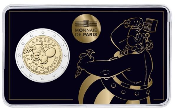 Grote foto frankrijk 2 euro 2019 asterix obelix en idefix coincard serie verzamelen munten overige