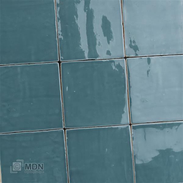 Grote foto oud makkum blauwe handvorm tegels 13x13 cm 0 5m doe het zelf en verbouw tegels