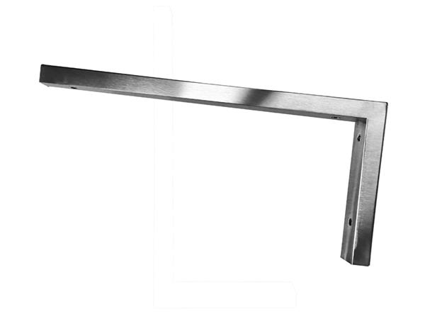 Grote foto geborsteld stalen l supportbeugel 46x22 doe het zelf en verbouw sanitair