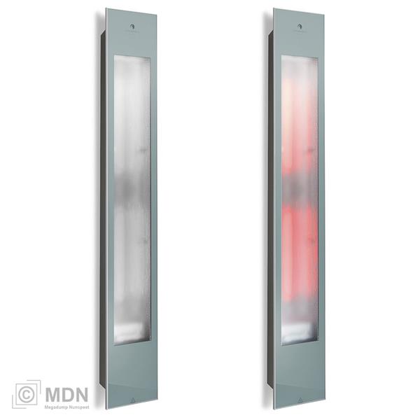 Grote foto sunshower square solo organic grey opbouw infrarood beauty en gezondheid zonnebanken