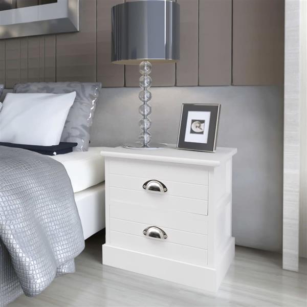 Grote foto vidaxl nachtkastje franse stijl wit huis en inrichting complete slaapkamers