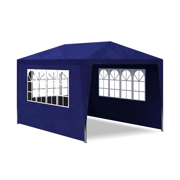 Grote foto vidaxl partytent 3x4 m blauw tuin en terras overige tuin en terras