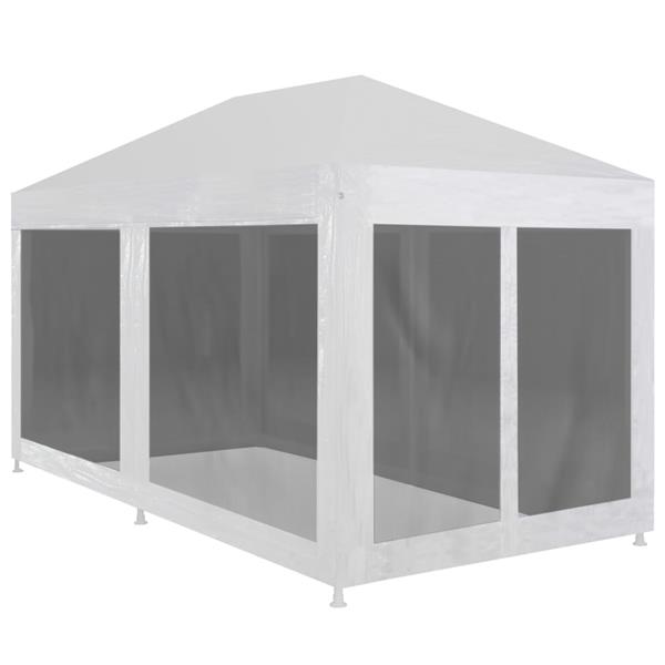 Grote foto vidaxl partytent met 6 mesh zijwanden 6x3 m tuin en terras overige tuin en terras