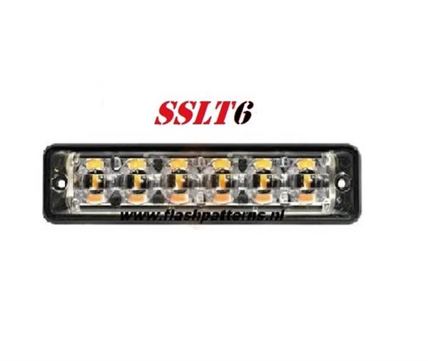 Grote foto sslt6 led flitser 18 watt ecer10 emc 12 24v led kleur wit auto onderdelen overige auto onderdelen