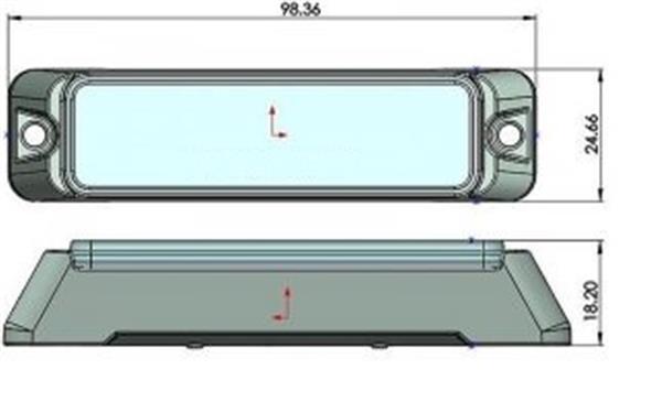 Grote foto t4x led grill flitser ecer65 klasse 1 en 2 super fel 12 24v professionele kwaliteit en super fel auto onderdelen overige auto onderdelen