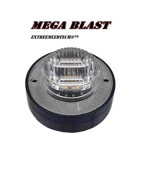 Grote foto megablast led flitser ecer65 super fel 12 24v. auto onderdelen overige auto onderdelen