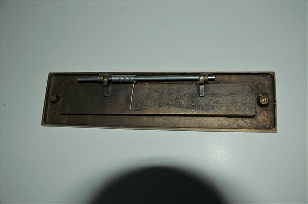 Grote foto brievenbusklep post messing doe het zelf en verbouw materialen en producten