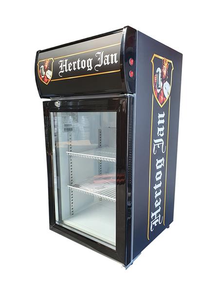 Grote foto showroommodel hertog jan 50 liter 1 deurs koelkast witgoed en apparatuur koelkasten en ijskasten