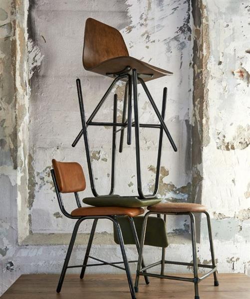 Grote foto stoel vintage 3309 met armleuning huis en inrichting stoelen