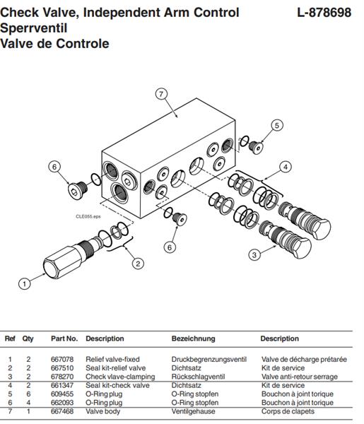 Grote foto cascade axc878698 ventielblok valveblock agrarisch heftrucks