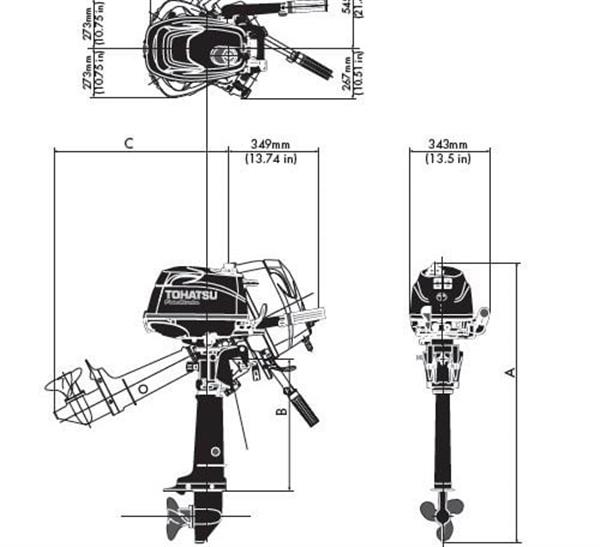 Grote foto tohatsu mfs 4d mfs 5d mfs 6d watersport en boten accessoires en onderhoud