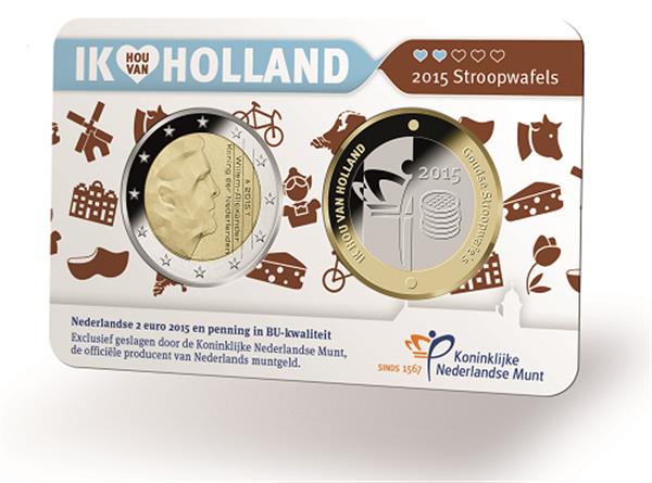 Grote foto nederland 2 euro 2015 holland coinfair coincard verzamelen munten overige