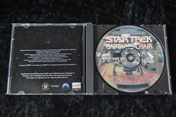 Grote foto star trek captains chair pc game jewel case spelcomputers games overige games
