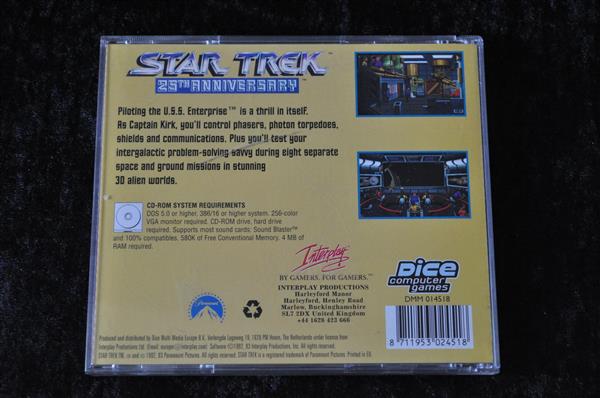 Grote foto star trek 25th anniversary pc game jewel case spelcomputers games overige games