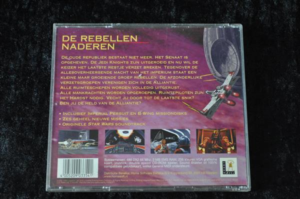 Grote foto star x wing wars pc game jewel case spelcomputers games overige games
