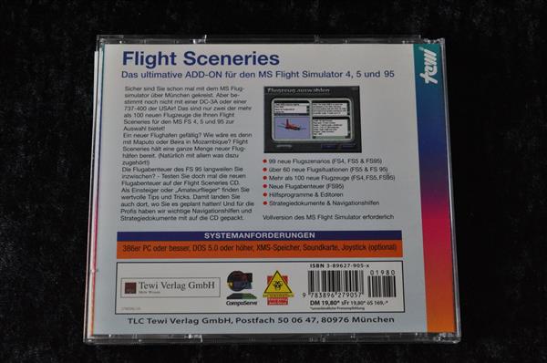 Grote foto flight sceneries pc game jewel case spelcomputers games overige games