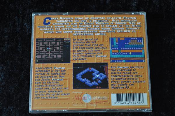Grote foto crazy pacman pc game jewel case spelcomputers games overige games
