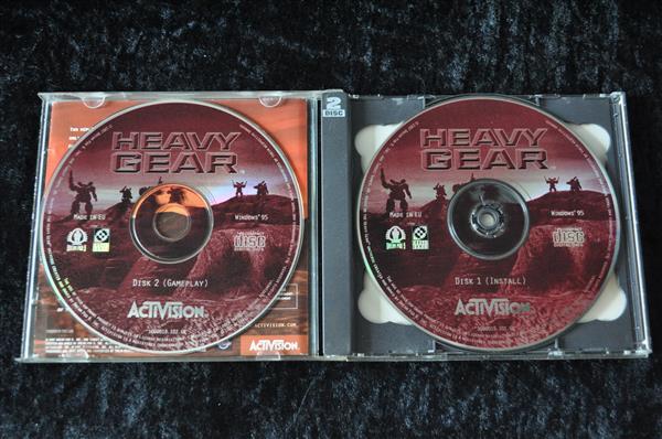Grote foto heavy gear pc game jewel case spelcomputers games overige games