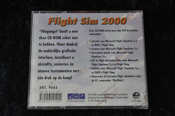 Grote foto flight sim 2000 pc game jewel case spelcomputers games overige games