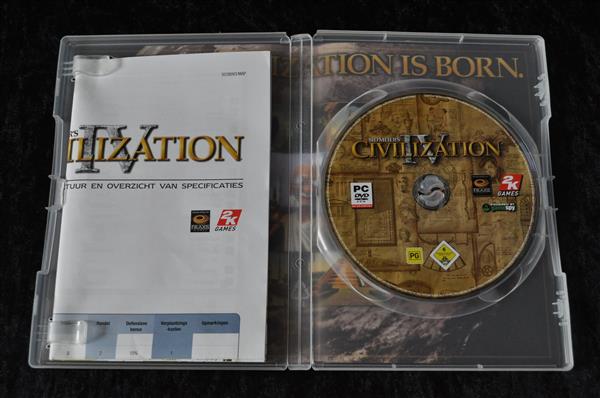 Grote foto sid meier civilization iv pc game spelcomputers games pc