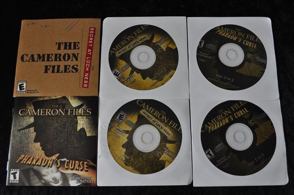 Grote foto the cameron files secret at loch ness pharaoh curse pc game sleeve case spelcomputers games pc