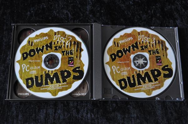 Grote foto down in the dumps pc game jewel case spelcomputers games overige games