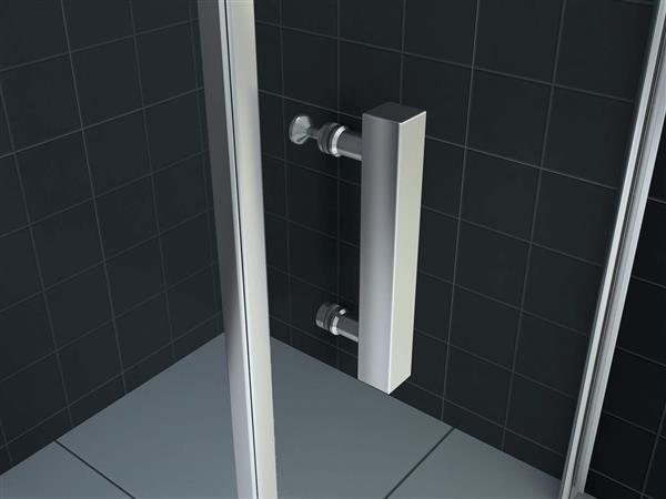 Grote foto douchedeur nis 2 d. 1400x2000 chroom8mm nano doe het zelf en verbouw sanitair
