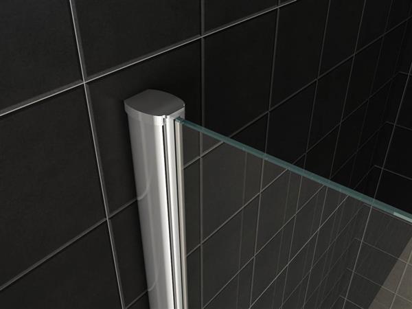 Grote foto inloopdouche combinatie set 130x80x200 10mm nano doe het zelf en verbouw sanitair