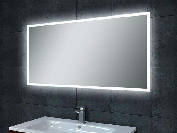 Grote foto wb quatro led condensvrije spiegel 100x60 huis en inrichting woningdecoratie