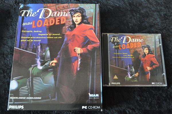 Grote foto the dame was loaded pc game big box spelcomputers games pc