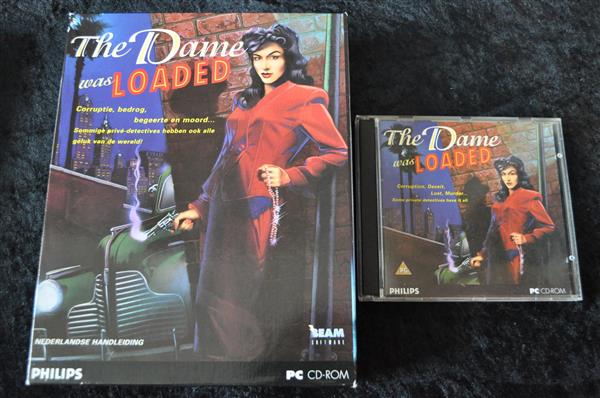 Grote foto the dame was loaded pc game big box spelcomputers games pc