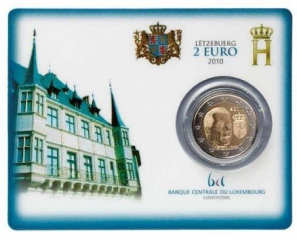 Grote foto luxemburg 2 euro 2010 wapen van henri coincard verzamelen munten overige