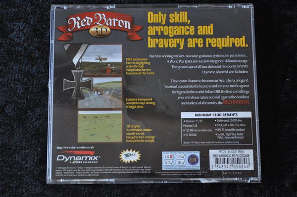 Grote foto red baron 3 d jewel case pc spelcomputers games pc