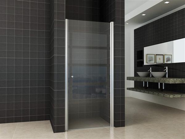 Grote foto nisdeur met profiel br 900 x 2000 mm br 8mm nano glas doe het zelf en verbouw sanitair