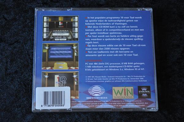 Grote foto 10 voor taal editie 1998 jewel case pc spelcomputers games pc