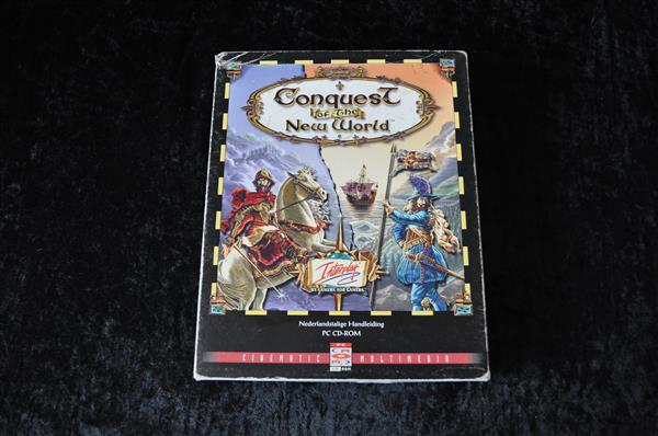 Grote foto conquest of the new world pc big box spelcomputers games pc