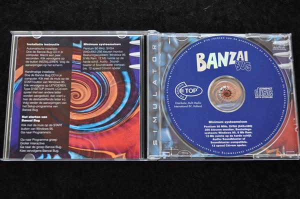 Grote foto banzai bug pc game jewel case spelcomputers games pc