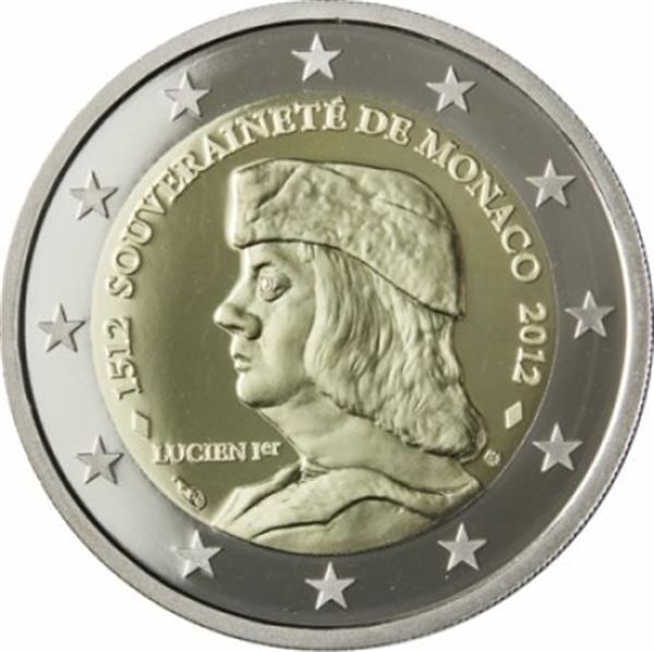 Grote foto monaco 2 euro 2012 lucien verzamelen munten overige