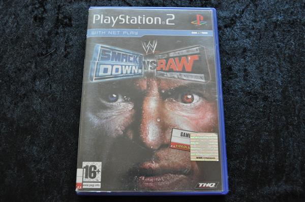 Grote foto smackdown vs raw playstation 2 ps2 spelcomputers games playstation 2