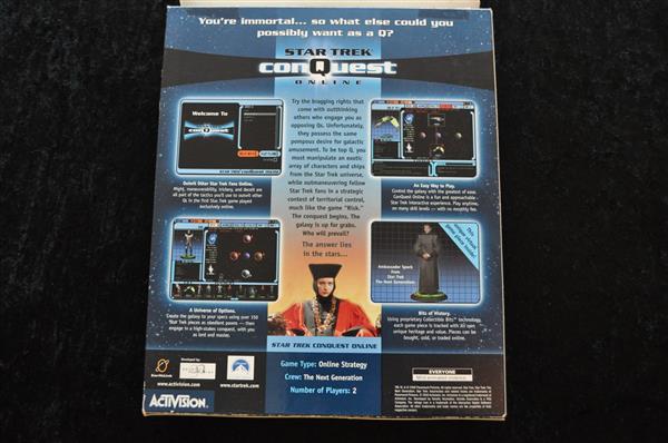 Grote foto star trek conquest online big box pc game spelcomputers games pc