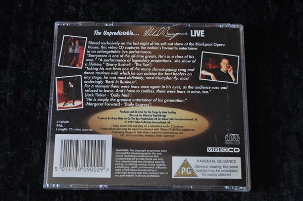 Grote foto the unpredictable michael barrymore live cdi video cd spelcomputers games overige games