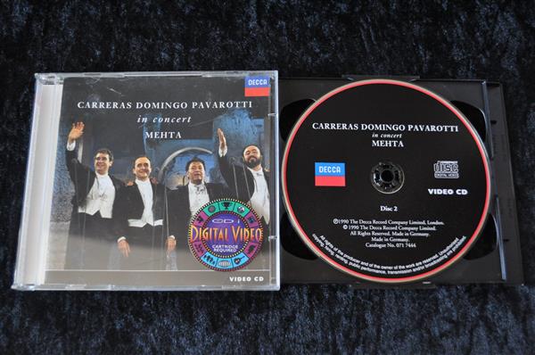 Grote foto carreras domingo pavarotti in concert mehta cdi video cd spelcomputers games overige games