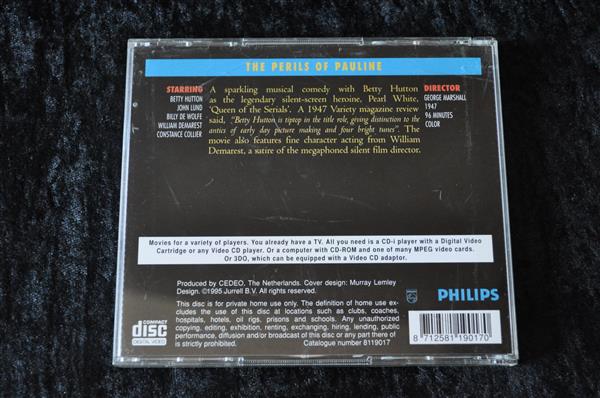 Grote foto the perils of pauline cdi video cd spelcomputers games overige games