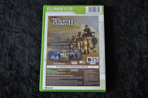 Grote foto conflict desert storm ii xbox classics spelcomputers games overige xbox games